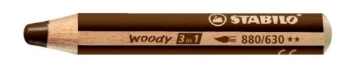 STABILO Woody 3 in 1 Malstift braun