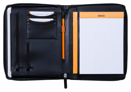 Rhodia Schreibmappe schwarz