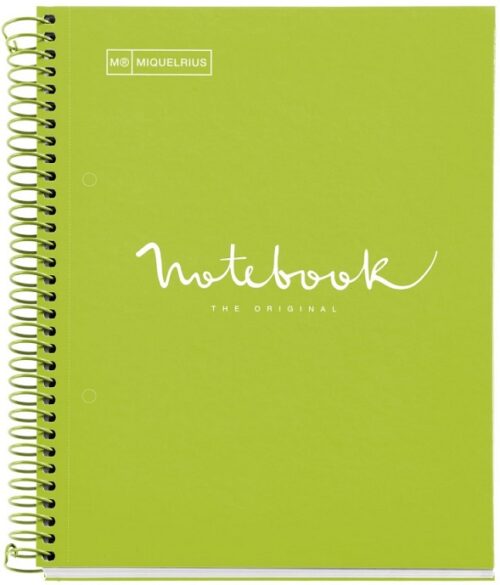 Emotions Notebook A5 kariert Lime