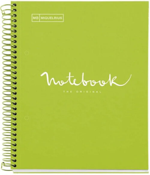 Emotions Notebook A5 liniert Lime