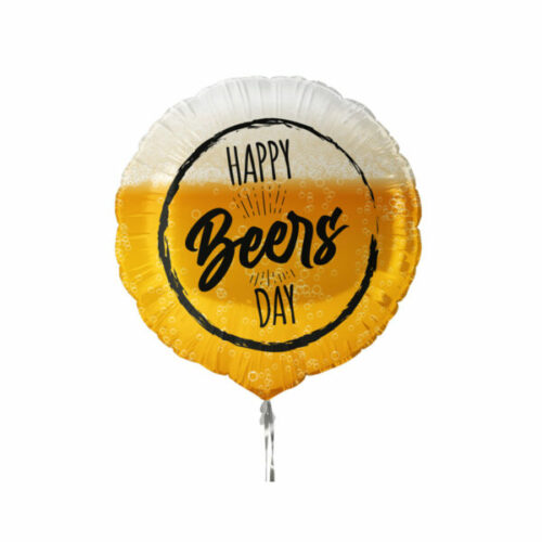 Folienballon Happy Beers Day