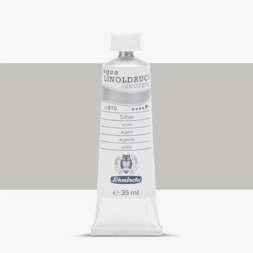 SCHMINCKE LINOLDRUCK AQUA 35ML silber