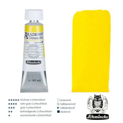 SCHMINCKE AKADEMIE GOUACHE 60ML primärgelb