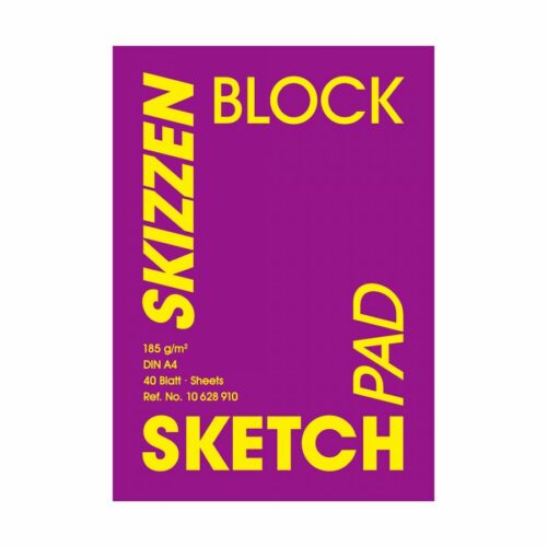 SKIZZENBLOCK 40BLATT 185G A4