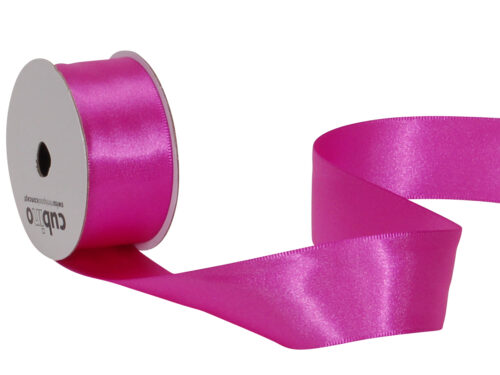 Cubino Satin fuchsia 25mm