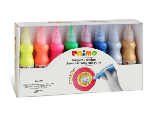 Primo Tempera Premium Met&Fluo 8x50ml