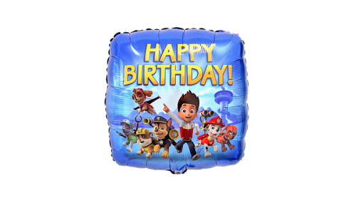 Folienballon PAW Patrol Happy Birthday