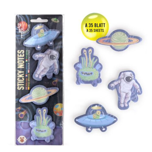 Space Adventure Sticky Notes