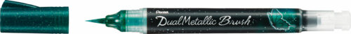 Pinselstift Dual Metallic grün