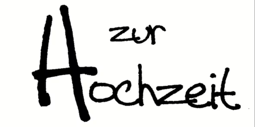 Stempel zur Hochzeit