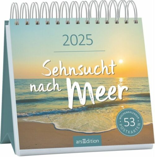 Postkartenkalender 2025 Sehnsucht mach Meer