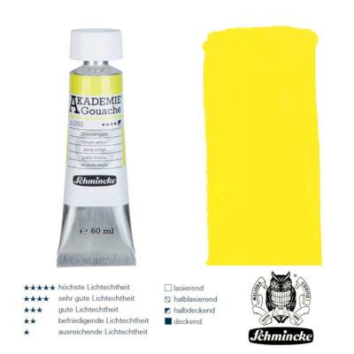 SCHMINCKE AKADEMIE GOUACHE 60ML zitronengelb