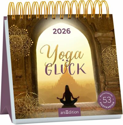 Postkartenkalender 2026 Yogaglück