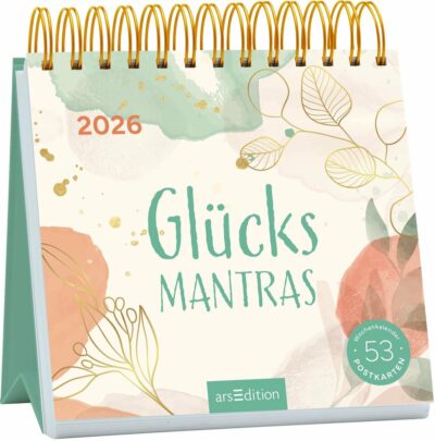 Postkartenkalender 2026 Glücksmantra