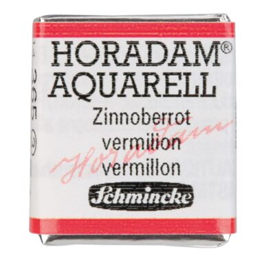 HORADAM® AQUARELL Zinnoberrot 1/2 N.