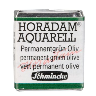 HORADAM® AQUARELL Permanentgrün Oliv 1/2 N.